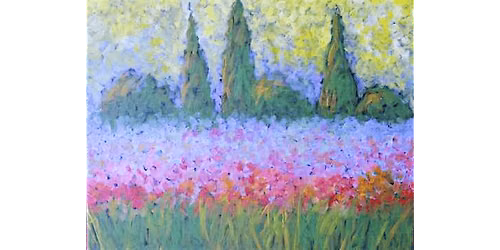 Tuscan Wildflowers - Paint and Sip in Chicago | Classpop!\u2122