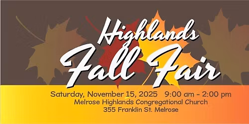 Melrose Highlands Fall Fair