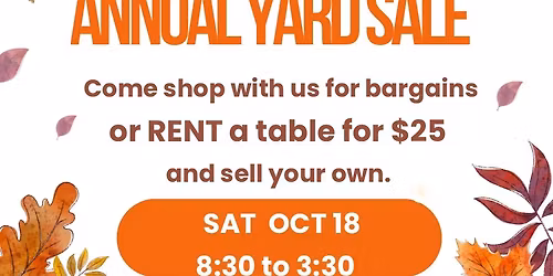 Leland Annual Yard Sale