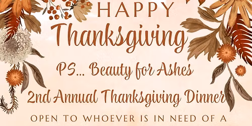 2nd Annual Thanksgiving Dinner