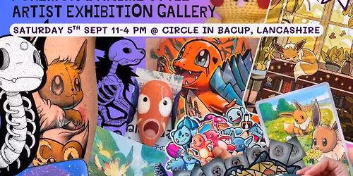 The Pok\u00e9mon Artist Gallery, Community Day at The Circle in Lancashire 