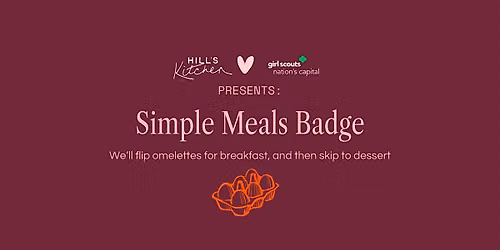 Girl Scouts "Simple Meals" Junior Badge Class