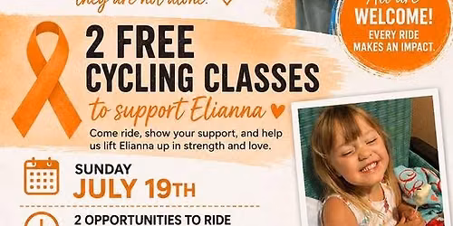 RIDE FOR ELIANNA (FREE CLASS)
