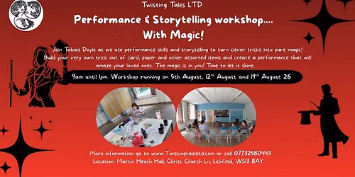 Performance & Storytelling workshop... With Magic!