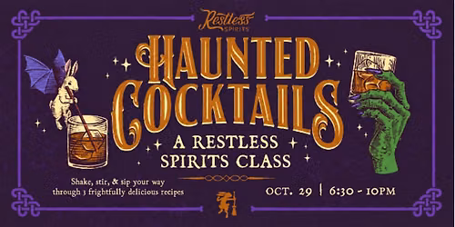 Haunted Cocktail Class