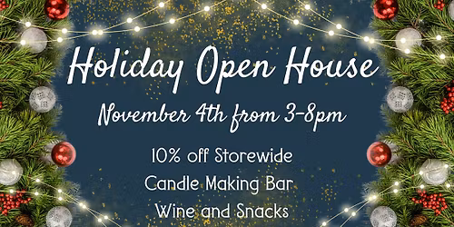 Holiday Open House at Adventures in Bloom