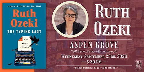 Ruth Ozeki Live at Tattered Cover Aspen Grove