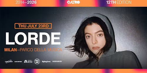 LORDE plus guests live a UNALTROFESTIVAL 2026