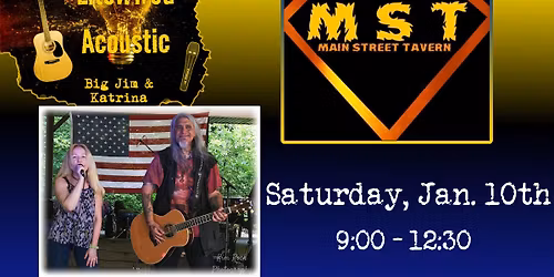 Live Music @ Main Street Tavern - Saturday, Jan. 10th - 9:00 - 12:30