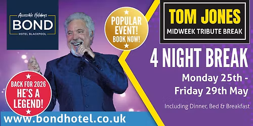 \ud83d\udc83 What\u2019s New Pussycat? Tom Jones Tribute Experience!