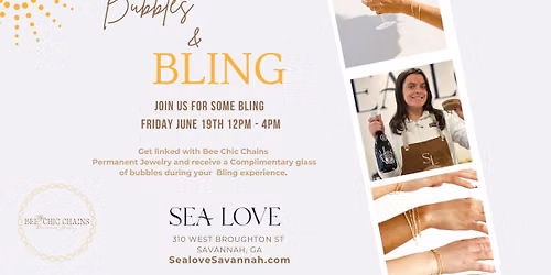 Bubbles & Bling- Permanent Jewelry Event