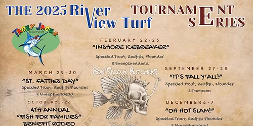 The 2025 RiverView Turf Fishing Tournament Series and Angler of the Year Competition