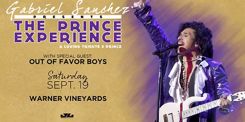 The Prince Experience at Warner Vineyards