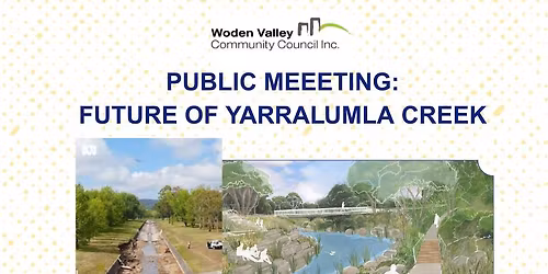 Public Meeting - The Future of Yarralumla Creek