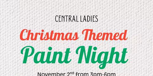 Christmas Themed Ladies Paint Night