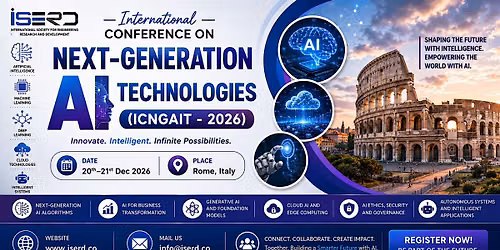 International Conference on Next-Generation AI Technologies (ICNGAIT - 2026