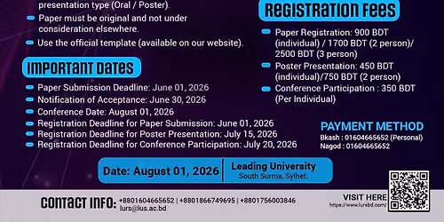 LURS 3rd Student Research Conference 2026