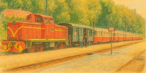 Sonderzug "Gerhard Hauptmann" zur Tannwalder Zahnradbahn - ab Dresden