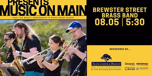 Music On Main--featuring Brewster Street Brass Band