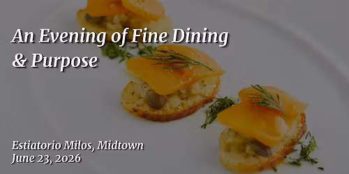 An Evening of Fine Dining and Purpose in Support of Hope Changes Everything