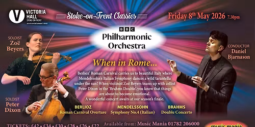 BBC Philharmonic || When in Rome... || Victoria Hall