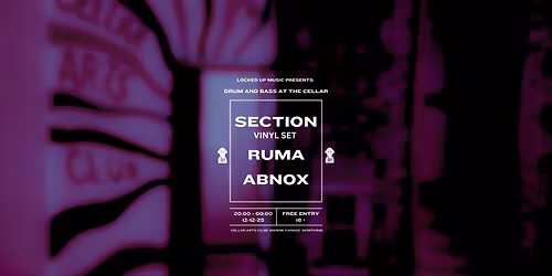 Locked Up Music presents Drum and Bass at The Cellar