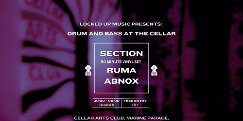 Locked Up Music presents Drum and Bass at The Cellar
