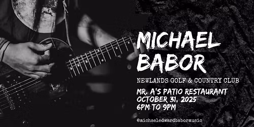 Michael Babor LIVE @ Mr. A's Patio Restaurant