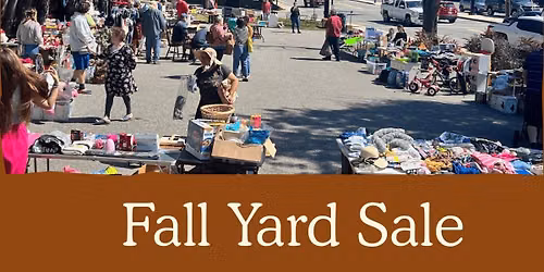 Fall Yard Sale