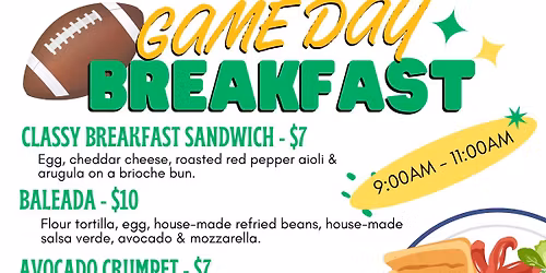 GAME DAY BREAKFAST!