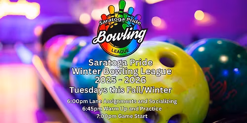 Saratoga Pride 2025-2026 Winter Bowling League