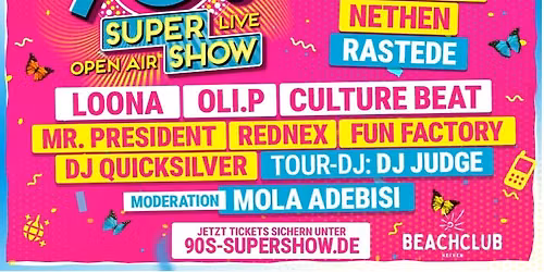  90s Super Show  - Live & Open Air - Rastede