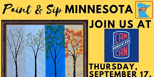 September 17 Paint & Sip at Can Can Wonderland