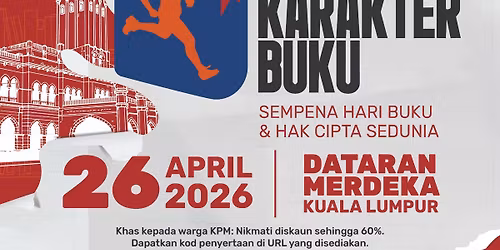 Larian Karakter Buku 2026 [Sempena Hari Buku & Hak Cipta Sedunia]