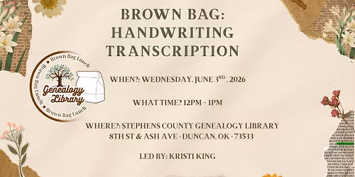 Brown Bag: Handwriting Transcription