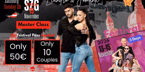 Bachata Masterclass - Leandro & Jomante - Salzburg