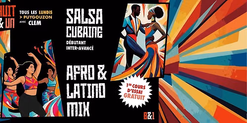Cours Salsa \/Afro & Latino Mix\/ Puygouzon
