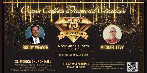 Caper Cutters Diamond Circulate - 75th Anniversary Dance