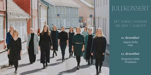 Julekonsert \/ Det norske damekor \/ Bragernes kirke