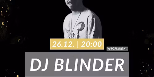 \ud83d\udd25 ART \u2022 26.12. \u2022 DJ BLINDER \ud83d\udd25