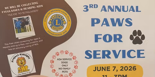 3rd Annual Paws for Service 