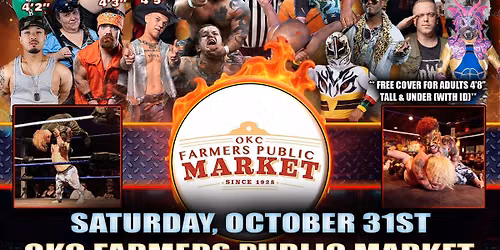 Oklahoma City, OK - LittleManiaMiniWrestling @OKC Farmers Public Market"TheShortestFightOfThemAll!"