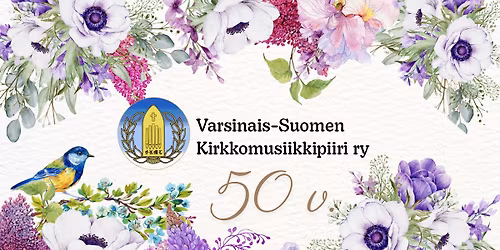 Varsinais-Suomen Kirkkomusiikkipiiri ry 50 vuotta