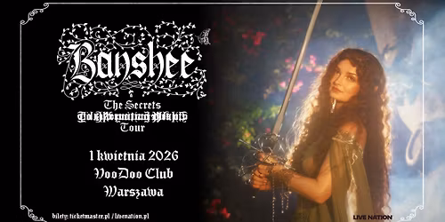 Banshee - Official Event, 01.04.2026, VooDoo Club, Warszawa