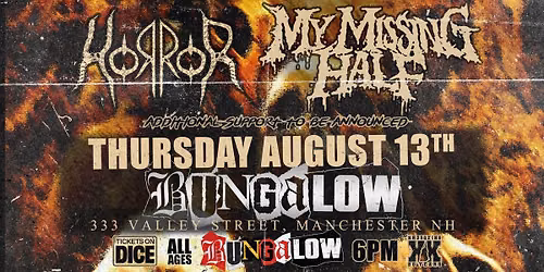 LIVING WRECKAGE (hadow's Fall & Anthrax) with Inverter, My Missing Half, Horror & Purgiing Sin