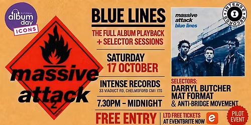THE WORLD OF BLUE LINES - National Album Day listening party @ Intense Records 