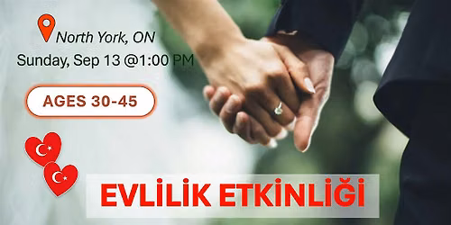 Turkish Singles Matrimony Event | Ages 30 - 45
