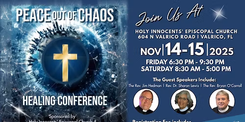 Peace Out of Chaos Healing Conference