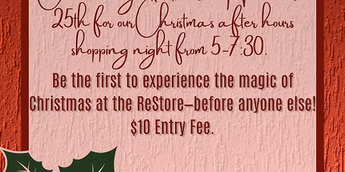 Christmas After Hours Shopping Night