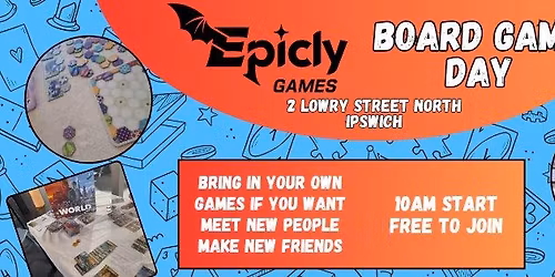 Epicly Games Board Game day